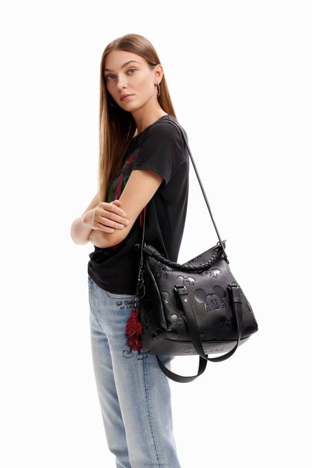 Desigual аксесоар Жени среден размер чанта Мики Маус V0BL1174