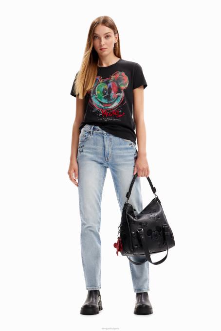 Desigual аксесоар Жени среден размер чанта Мики Маус V0BL1174