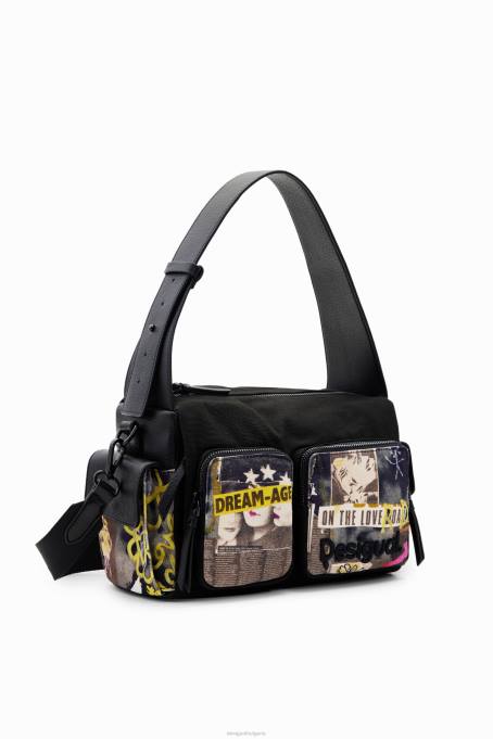 Desigual аксесоар Жени голяма платнена торба за вестници V0BL1182