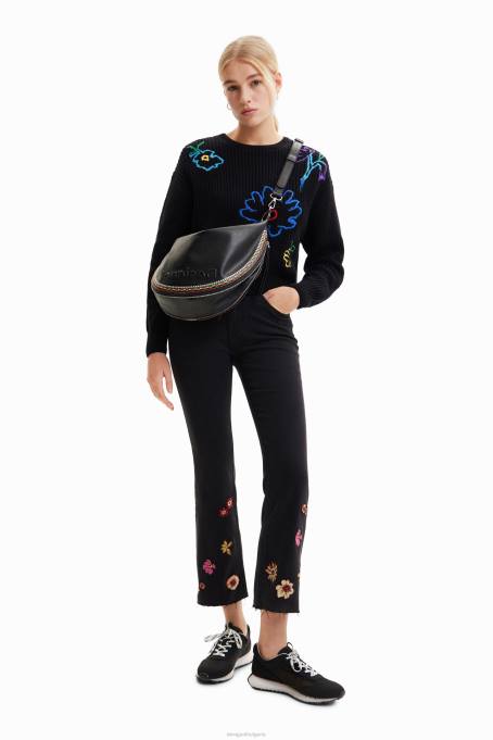 Desigual аксесоар Жени среден размер бродирана чанта V0BL1200