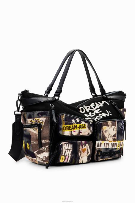 Desigual аксесоар Жени голяма платнена торба за вестници V0BL1254