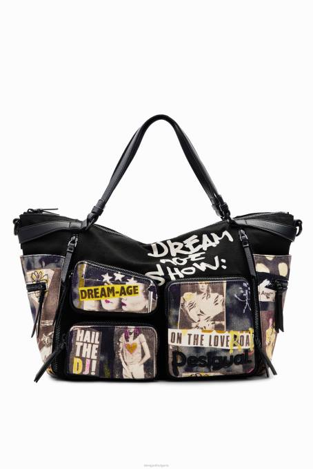 Desigual аксесоар Жени голяма платнена торба за вестници V0BL1254