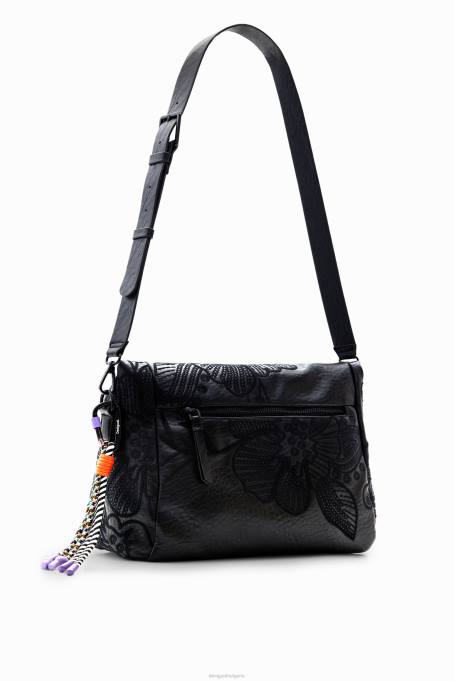 Desigual аксесоар Жени среден размер чанта с флорална бродерия V0BL1259