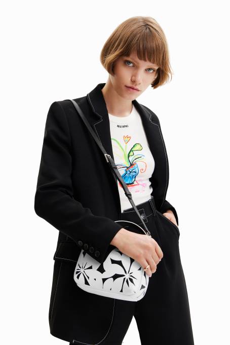 Desigual аксесоар Жени мини чанта с цветя V0BL1341