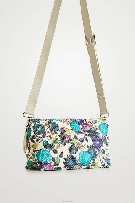 Desigual аксесоар Жени плетена слинг чанта с цветя V0BL1387