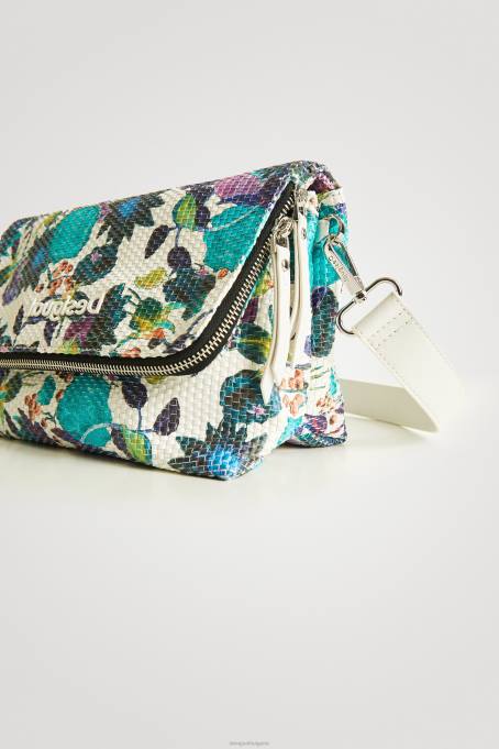 Desigual аксесоар Жени плетена слинг чанта с цветя V0BL1387