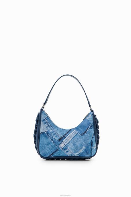 Desigual аксесоар Жени малка дънкова пачуърк чанта V0BL218