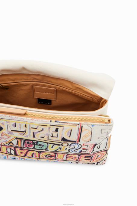 Desigual аксесоар Жени средна чанта с надписи V0BL361