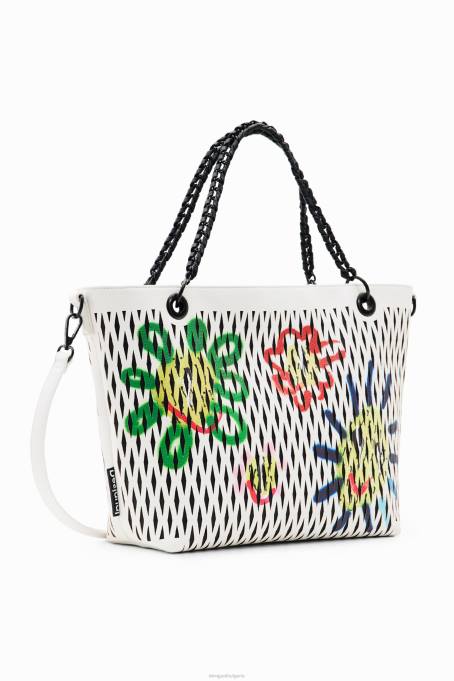 Desigual аксесоар Жени голяма щанцована чанта със слънца V0BL601