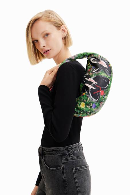 Desigual аксесоар Жени малка чанта с флорални илюстрации V0BL723