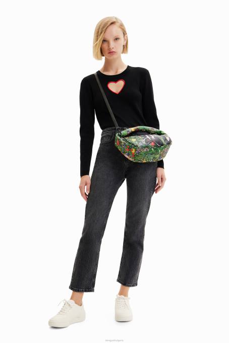Desigual аксесоар Жени малка чанта с флорални илюстрации V0BL723