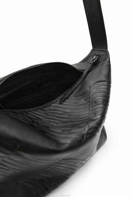 Desigual аксесоар Жени голяма кожена чанта с лого V0BL764