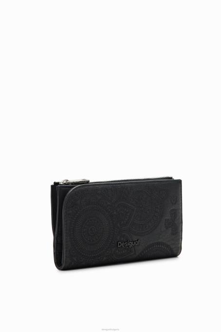 Desigual аксесоар Жени голям бродиран портфейл V0BL1280