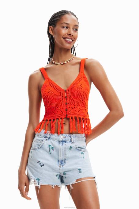 Desigual облекло Жени плетен топ V0BL677
