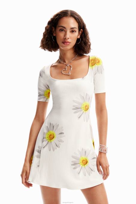 Desigual облекло Жени м. къса рокля с маргаритки на Christian Lacroix V0BL187
