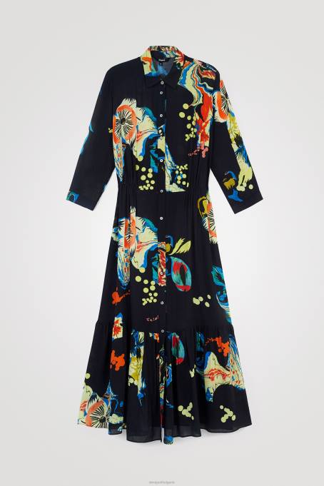 Desigual облекло Жени рокля с дълга щампа V0BL1056