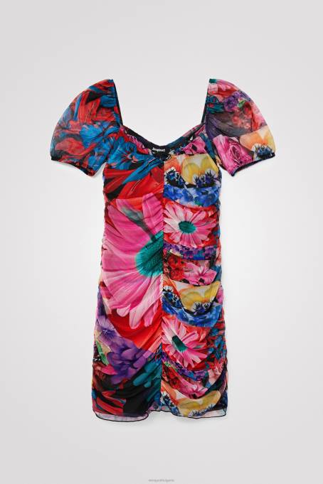 Desigual облекло Жени рокля с флорални накрайници V0BL1063