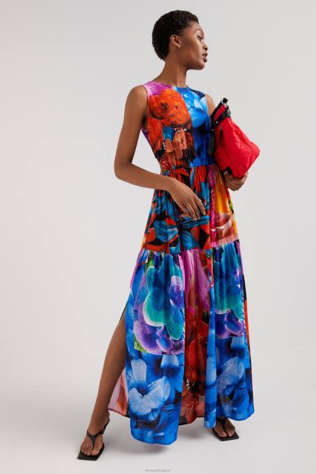Desigual облекло Жени рокля с разкроени цветя V0BL482