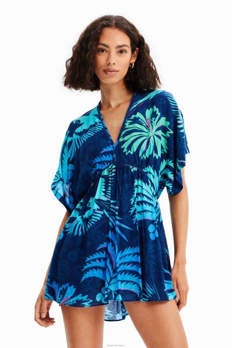 Desigual облекло Жени тропическа рокля-туника V0BL968