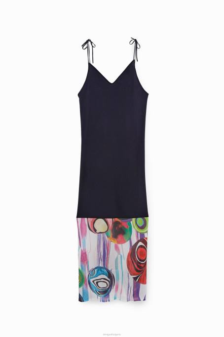 Desigual облекло Жени рокля с артистичен подгъв V0BL994