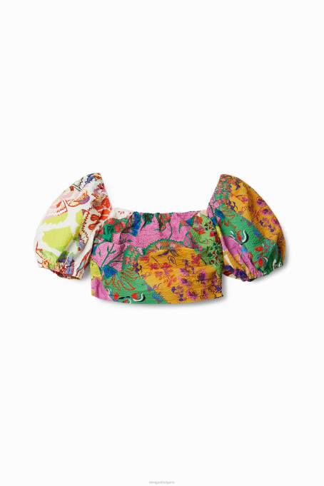 Desigual облекло Жени м. съкратена блуза на Christian Lacroix V0BL684