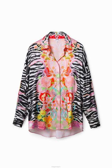 Desigual облекло Жени риза тип зебра на цветя V0BL470