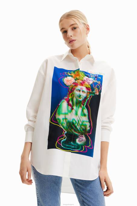 Desigual облекло Жени риза с голям бюст V0BL953