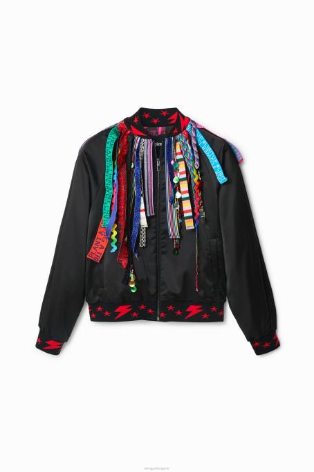 Desigual облекло Жени панделка бомбър яке johnson hartig V0BL819
