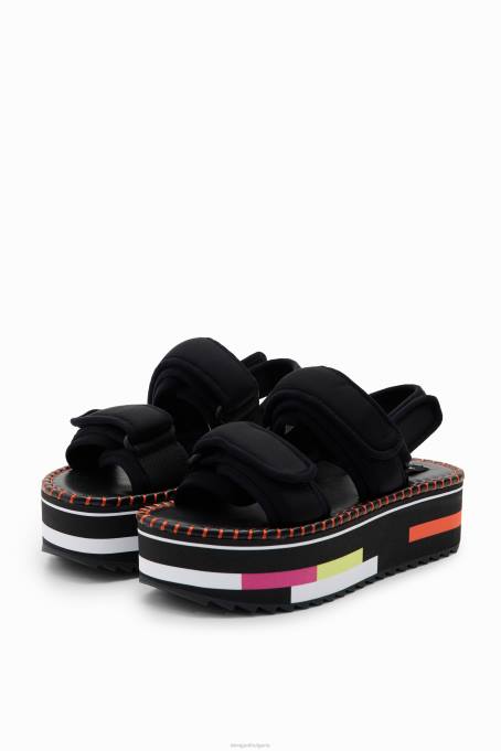 Desigual обувки Жени xl сандали на платформа V0BL1011