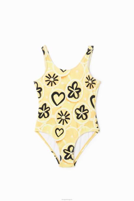 Desigual облекло момиче бански с артистични щампи V0BL1822